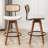 Sirine Swivel Linen Bar & Counter Stool-571734790