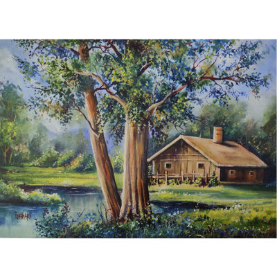 Paysage de la beauté de la maison | Acrylique sur toile | Par Prabhas Parappur