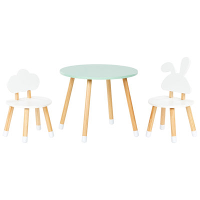 ROBIN Kids 3 Piece Round and Chair Set