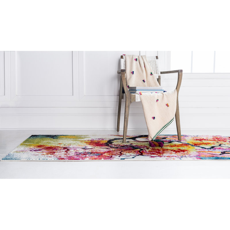 Lorene Floral Indoor Rug, Runner 2' x 6'1"