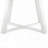 Contemporary Round Dining Table – White Trestle Base