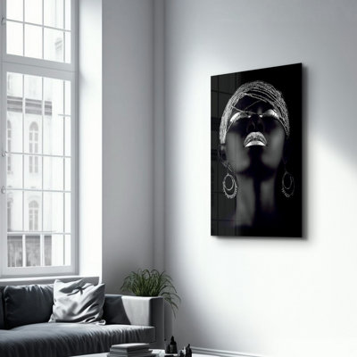 Elegant Tempered Glass Painting, 13.8 x 21.7 inches | 100% Tempered Glass, Thickness: 0.16 inches | UV Printed for Vibrant Colors & Durability | Perfect Wall Art for Home Decor, Living Room, Office, and Gallery Spaces