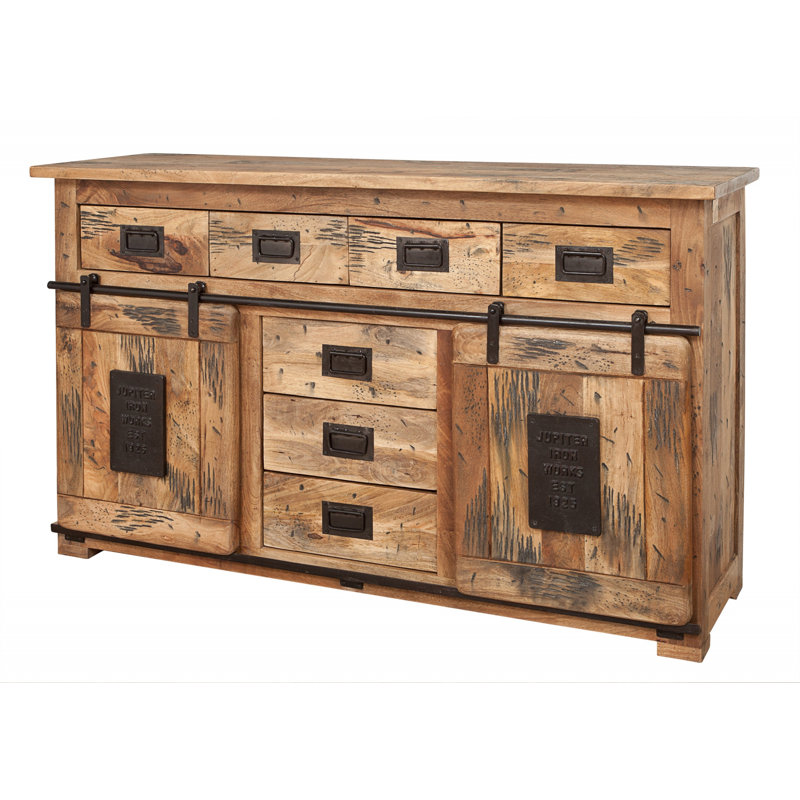Railway 150cm Sideboard, Natural