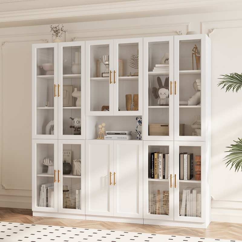 70.9" Display Cabinet with Glass Door