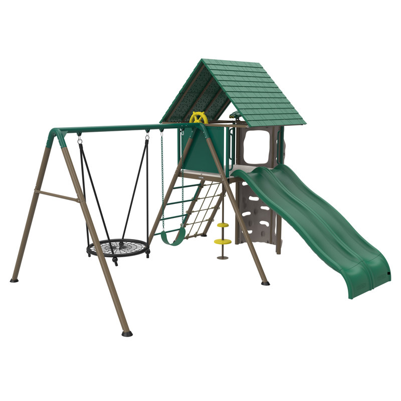 Big Stuff ® Two-slide Swing Set