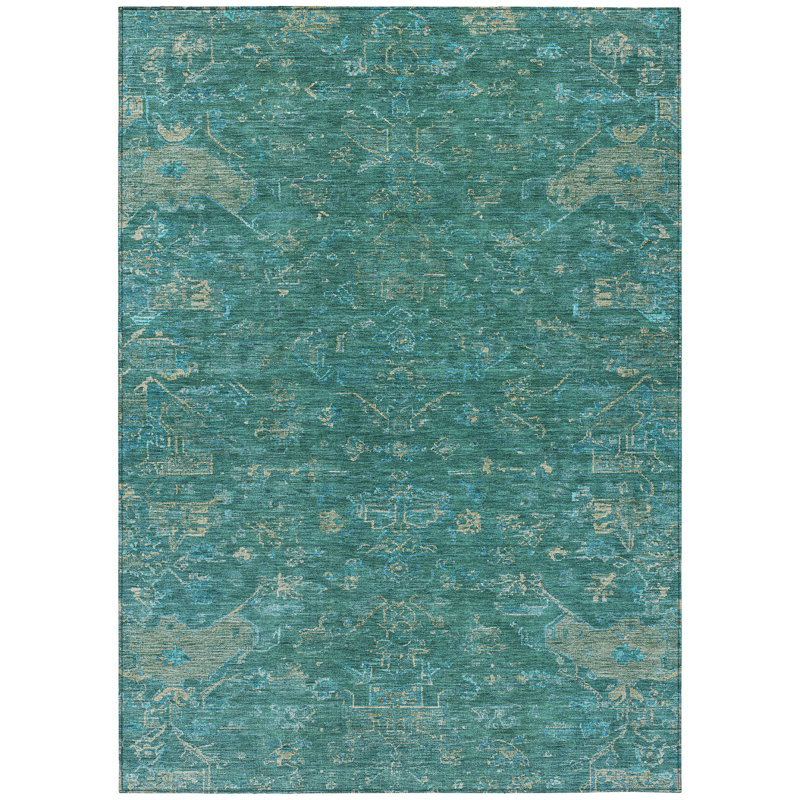 Machine Washable Indoor/Outdoor Chantille ACN2322 Global Rug, Rectangle 2'6" x 3'10"