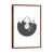 Classic Brown Wood Framed