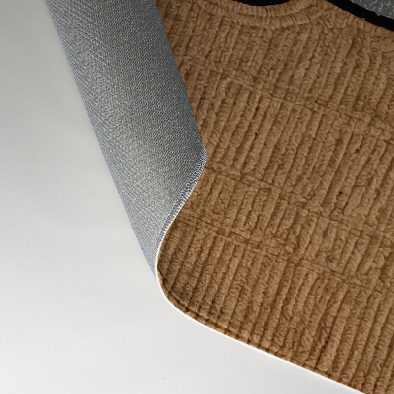 Tapis intérieur et extérieur brun Transport, Rectangle 9 pi x 12 pi