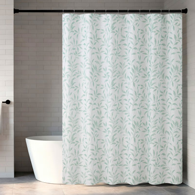 Ensemble de rideau de douche et crochets 70 "x 72"