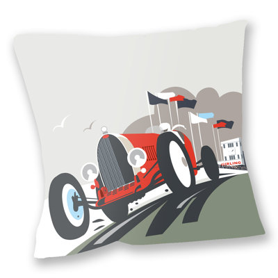 Boyle Dave Thompson Illustrated Travel Collection Square Throw Cushion