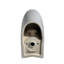 Toilette grise 002, splendeur 1 / 1,60, hauteur de confort allongée au sol avec siège à fermeture douce Genial, silencieux