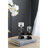 Black and Clear Two Tiered Square Candle Holder