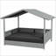 Lit pour animal de compagnie, niche pour chien en rotin