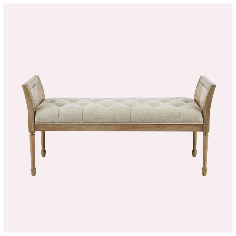 Banc rembourré en polyester Chardarius