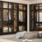 Closet System With Light And 6 Tempered Glass Door-2033572580
