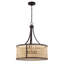 Raynham 6 - Light Bronze Unique/Statement Pendant