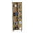 Los Angeles Linen  Cabinet, Five Shelves, One Cabinet, Divisions-1895481565-1895481566