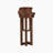 4 Piece Bar Table Set with3 PU Upholstered Bar Stools, Breakfast Table with 3 Padded Stools Solid Wood Counter Height Dining Table Set for Living Room, Dining Room.  Cherry-316778420