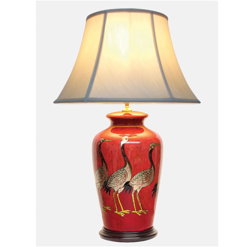 Ceramic Table Lamp, White