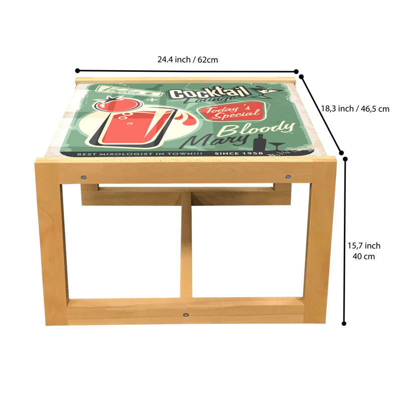 Jaiyeola Sled Coffee Table, 62cm H x 46cm W x 40cm D