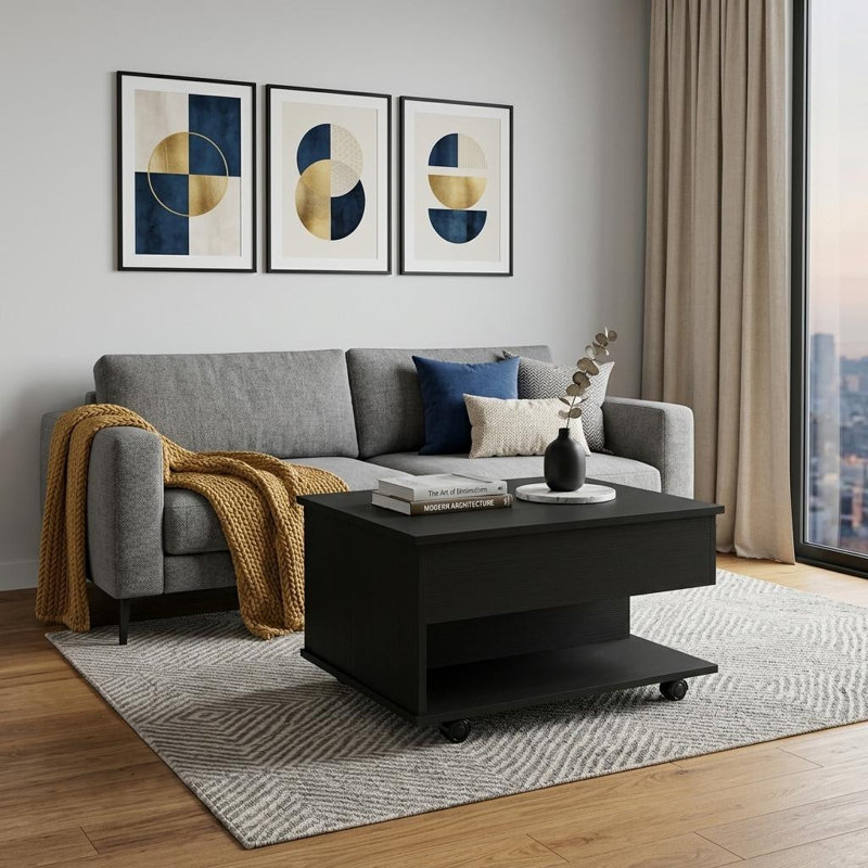 Table basse 22 po, Noir