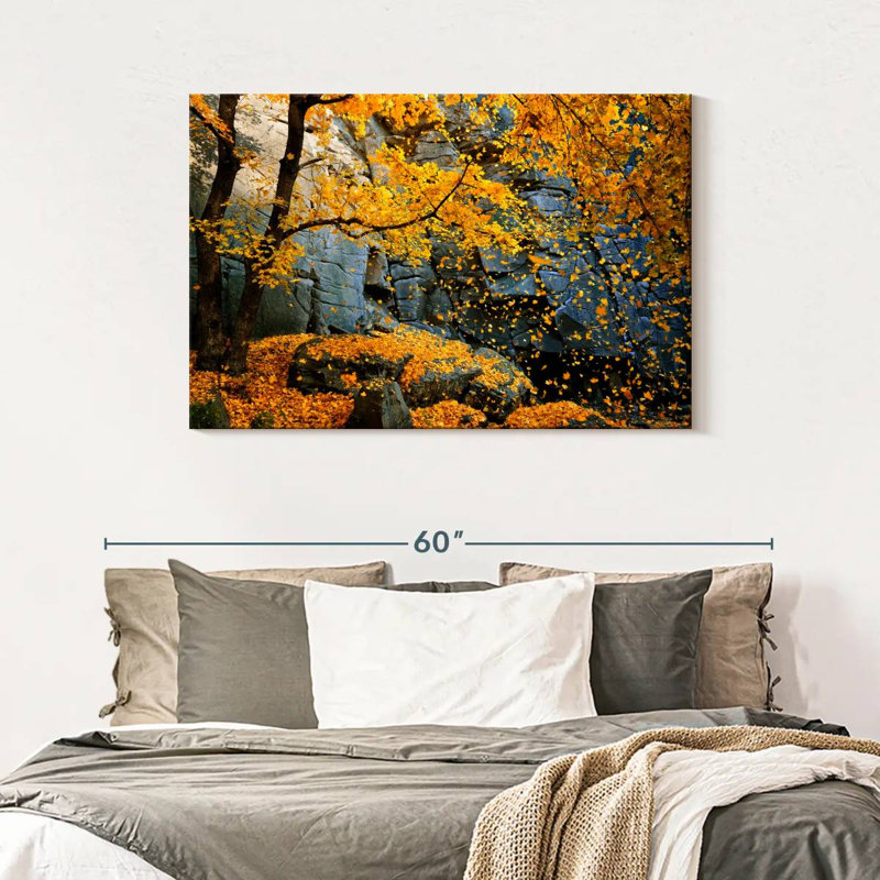 Harnek Falling Leaves, 30" H x 45" W
