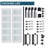 Glass Panelled Double Sliding Barn Door With Installation Hardware Kits-94393767