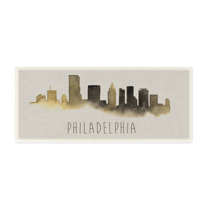 « philadelphia horizon silhouette », impression