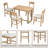 4 - Person Trestle Dining Set-1277564042