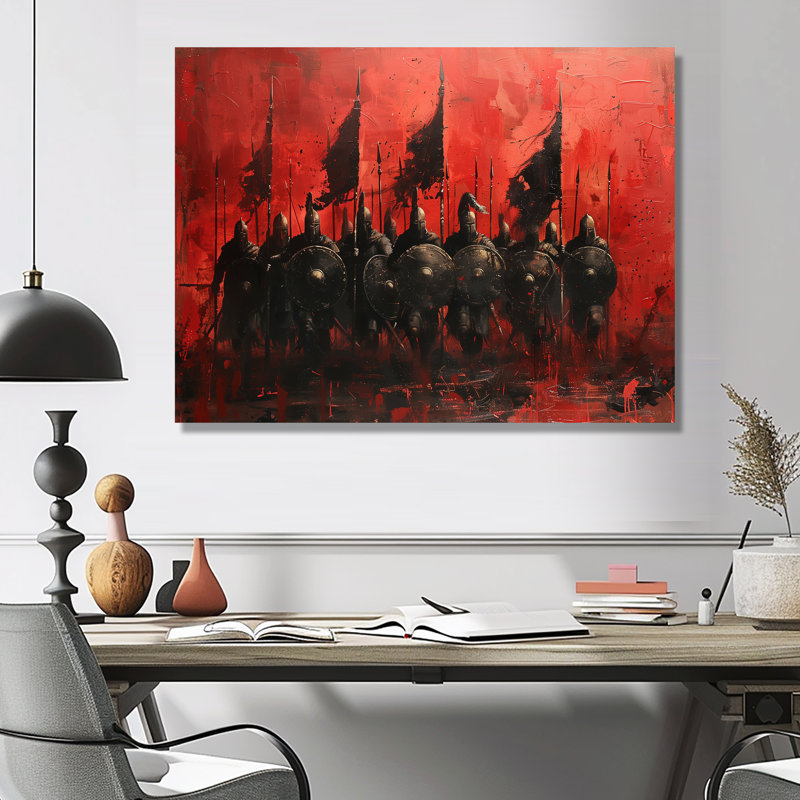 Yemina - art mural armée, Métal métal, H 16 po x l 32 po x P 1 po