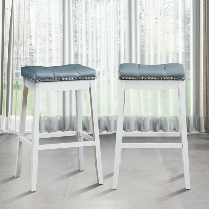 Tabouret de bar 29 po Alaaddin, Blanc