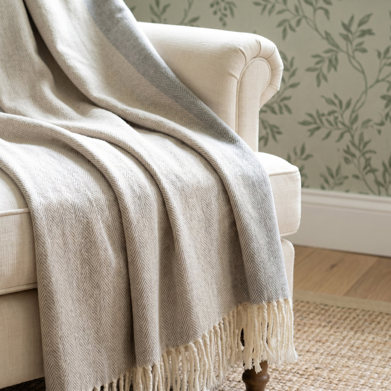 Kamilo Flannel 100% Cotton Blanket, 50" L x 70" W