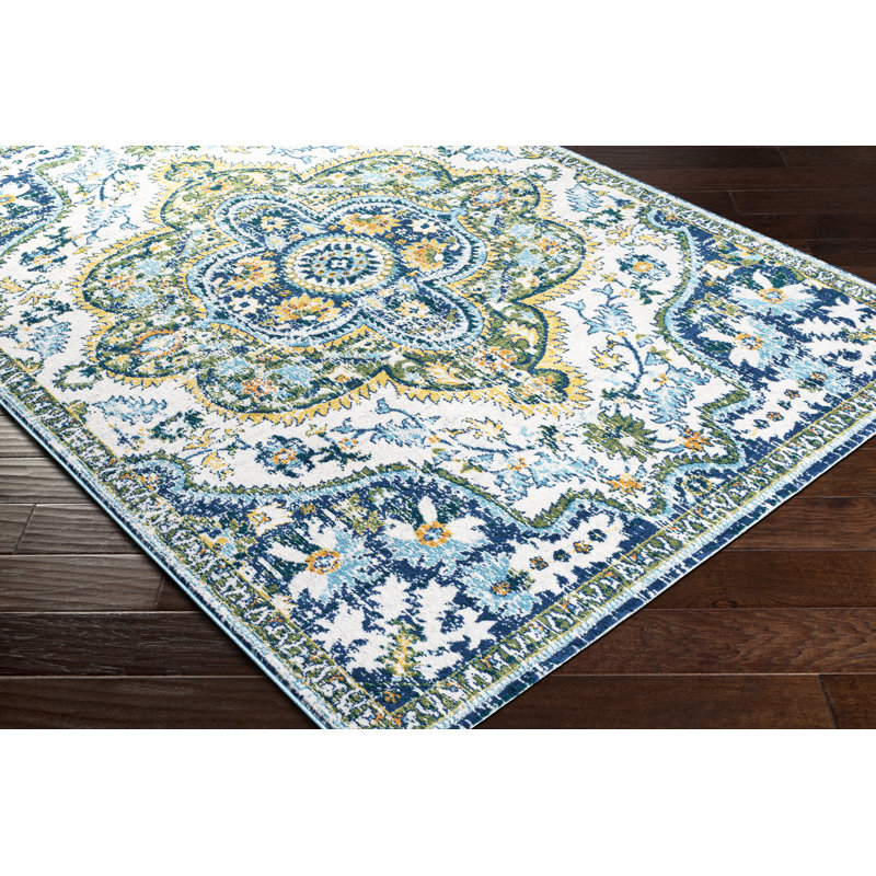 Fleeman Geometric Indoor Rug, Rectangle 5'3" x 7'1"