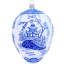 Glitterazzi Chinoserie White & Blue Jeweled Egg
