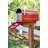 Boulder Post Mount Mailbox Red-45393463