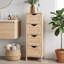 Armoire de salle de bain en chêne 32 po avec 4 tiroirs-138492255