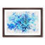 Blue Dahlia Flower - Picture Frame Graphic Art Print-56871916-56871921