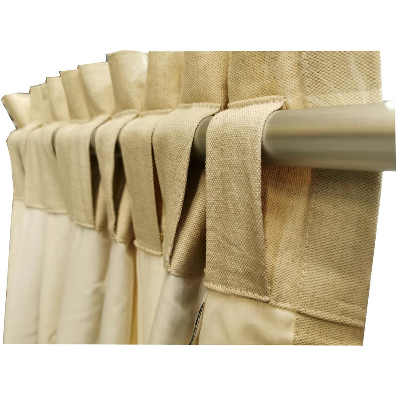 Panneau de rideau simple obscurcissant avec passe-tringle Natural Stripe