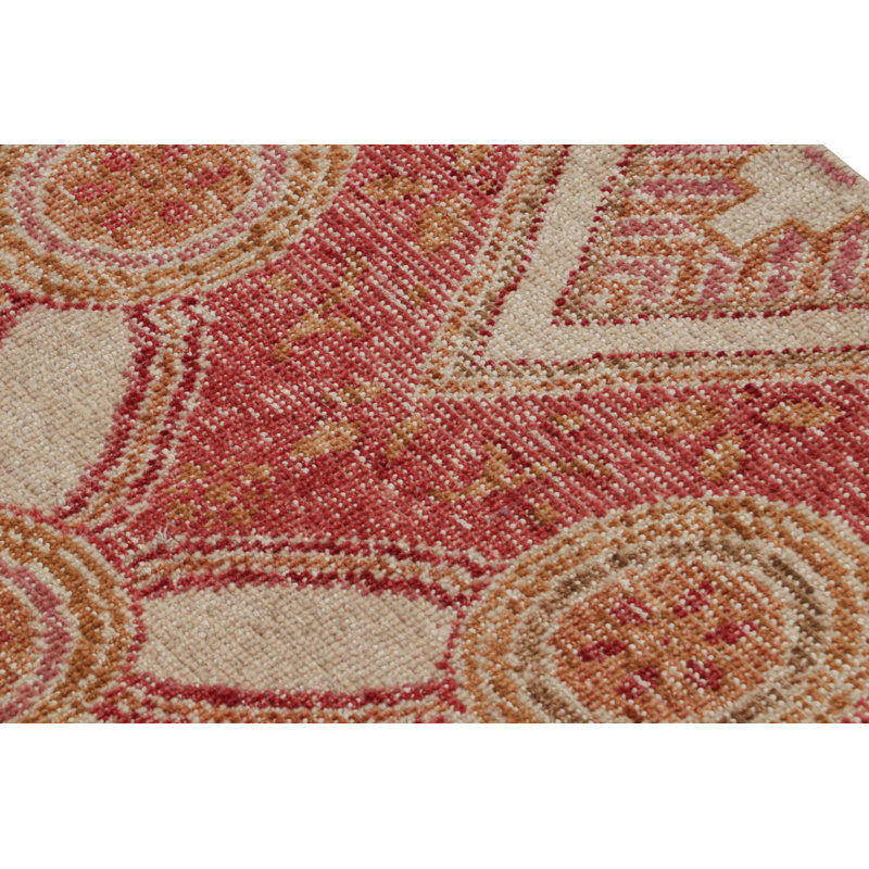 Distressed Homage Hand Knotted Wool Animal Print Area Rug, Rectangle 10' x 14'