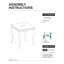 Table de bout contemporaine Glam