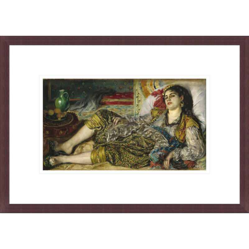 «Odalisque» par Pierre-Auguste Renoir, impression giclée encadrée, H 11,91 po x l 16,75 po