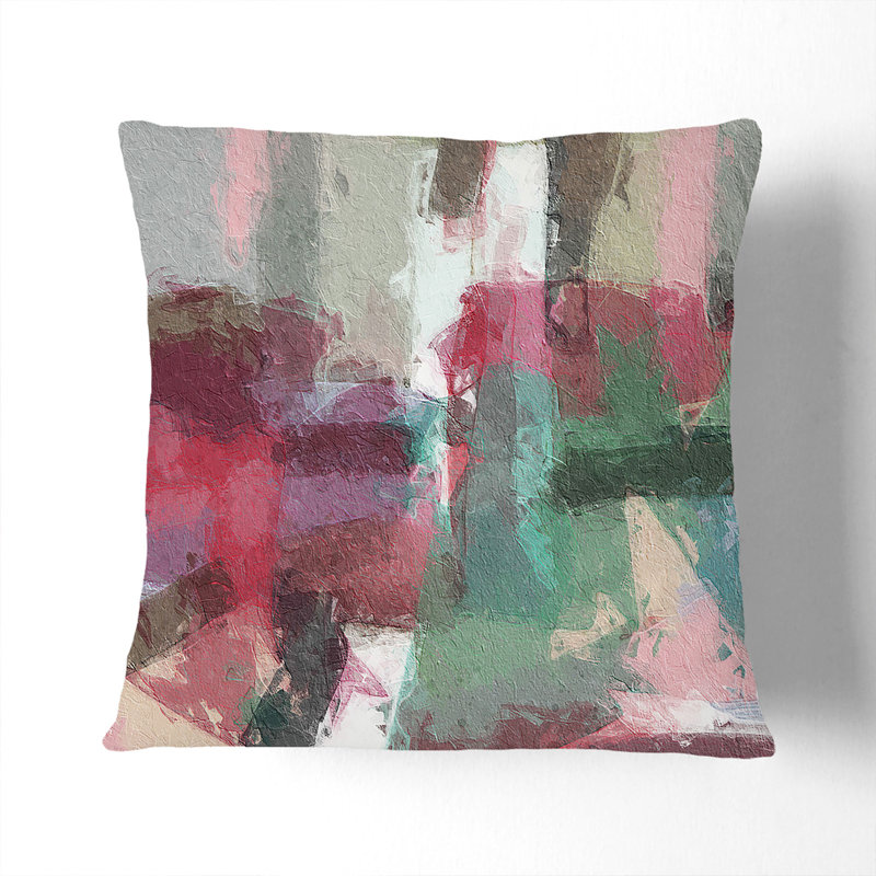 Abstract Square Cushion, 55 x 55 cm