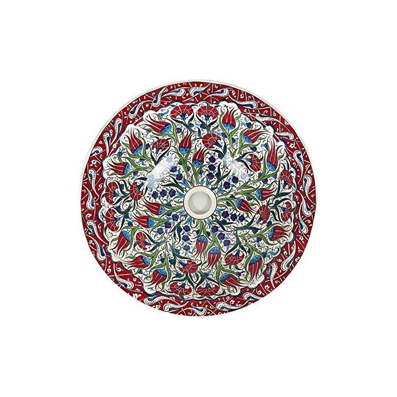 Langley Street 400mm L x 400mm W Ceramic Circular Sink