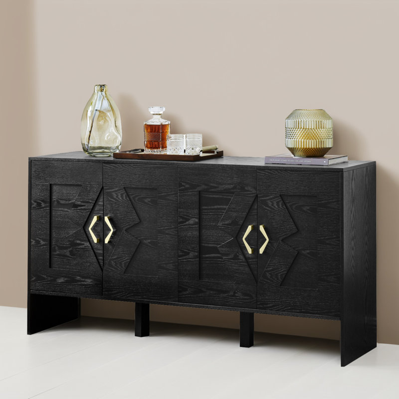 Buffet 60,02 po, Noir