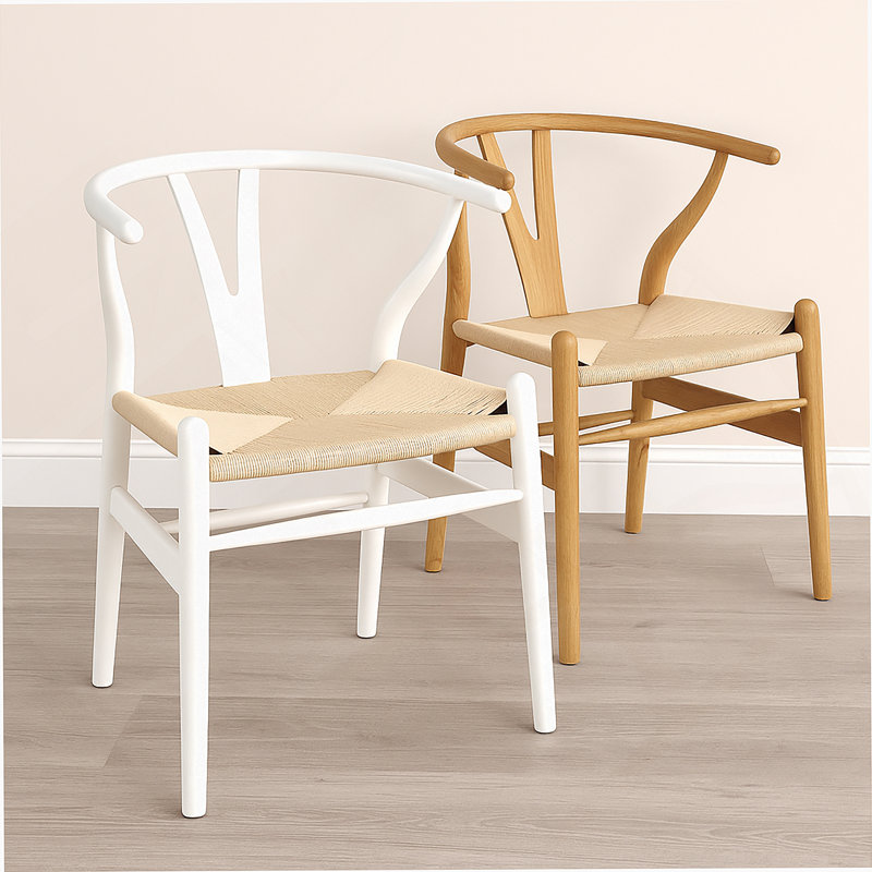Fauteuil teint en blanc