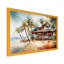 Tropical Beach House - art mural de plage côtière pour le salon-402331740-402331742