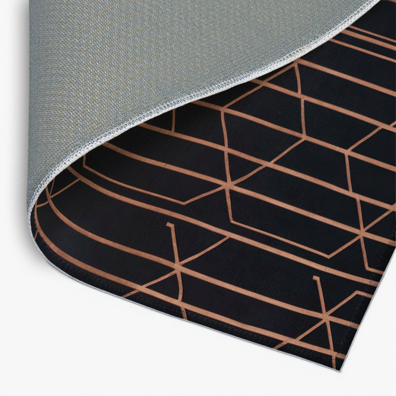 Tapis mauve intérieur et extérieur Trellis, Rectangulaire 8 pi x 10 pi