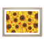 Wall of Yellow Sunflowers - Picture Frame Graphic Art Print-56734646-56734650