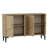 Sapphire Oak TV Stand, 47.2 x 29.5 x 11.8 inches | 100% Melamine Coated Particle Board, Thickness: 0.7 inches | Sturdy PVC Legs, Elegant Design for Modern Living Rooms, Stylish & Functional Storage Solution-1722646423