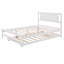 Platform Bed With Adjustable Trundle-1850414202